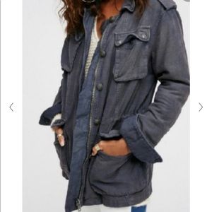 Free People Not Your Brothers Surplus Jacket